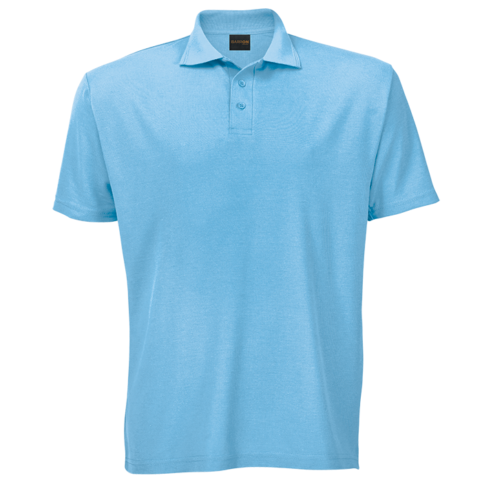 175g Barron Pique Knit Golfer Mens - Blue