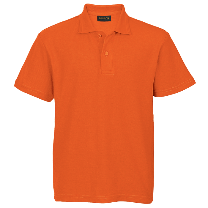 175g Pique Knit Golfer Kiddies - Orange
