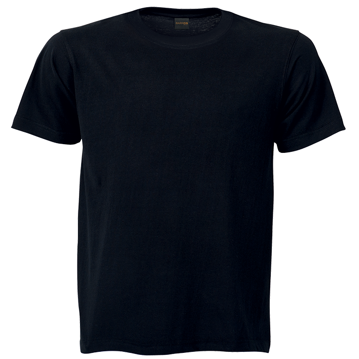 160g Barron Crew Neck T-Shirt - Black
