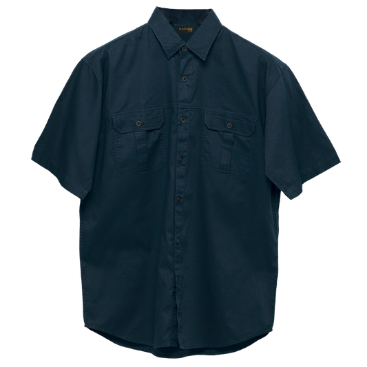 Plain Bush Shirt Mens