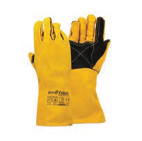 YELLOW LINED WELDERS SUPERIOR ELBOW GLOVES