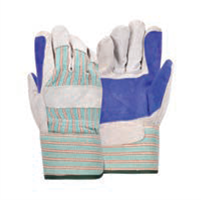 LEATHER RIGGER CANDY-STRIPED GLOVES