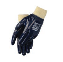 BLUE NITRILE HEAVY DUTY GLOVES