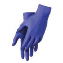 BLUE NITRILE EXAMINATION GLOVES