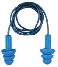 EAR GEAR REUSABLE METAL DETECTABLE CORDED EARPLUGS