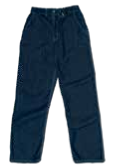 Stonewashed Denim Conti Trousers