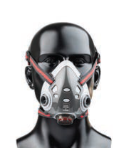 REUSABLE HALF MASK DOUBLE CARTRIDGE