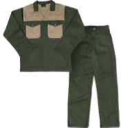 two tone poly conti suit