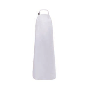CHROME LEATHER APRON 1 PIECE WITH METAL BUCKLES