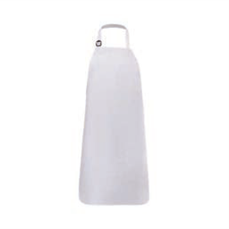 CHROME LEATHER APRON 1 PIECE WITH PLASTIC BUCKLES