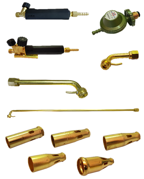 LPG REGULATOR, TORCHES , NECK TUBES & BURNERS