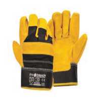 CHROME LEATHER YELLOW CANDY SUPERIOR WRIST GLOVES